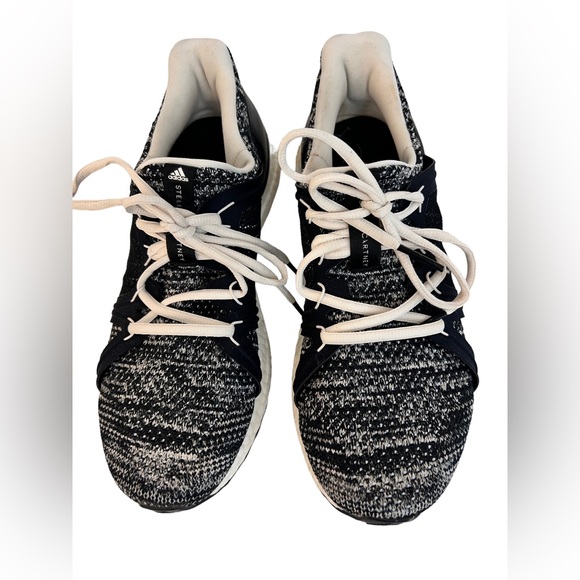 ADIDAS STELLA MCCARTNEY Ultraboost T Black Nylon Running Sneakers - Picture 3 of 10